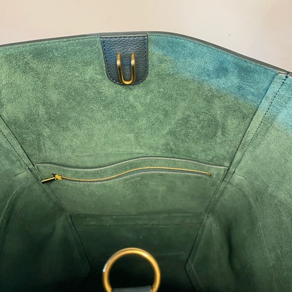 CELINE Seau Sangle in Amazone green medium NWT Never Been Used - Picture 15 of 16